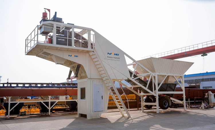 mobile concrete batching plant