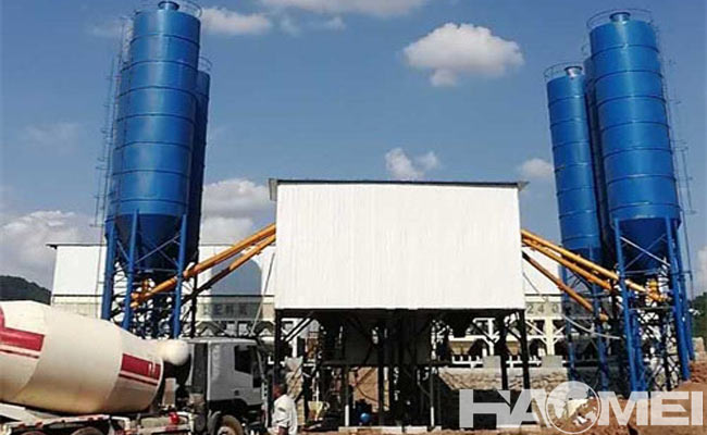 hzs concrete plant product