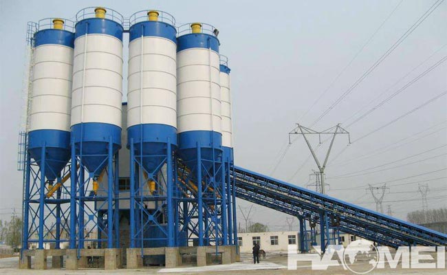 commercial concrete batching plant price