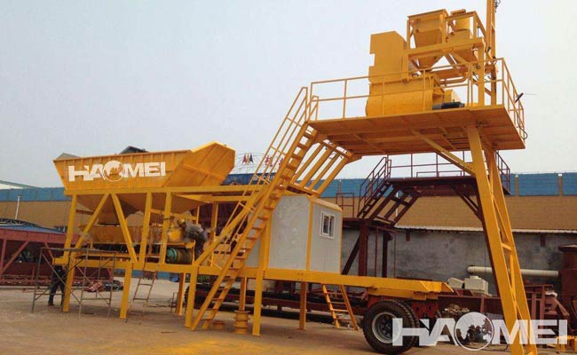 mobile concrete mixing plant for sale