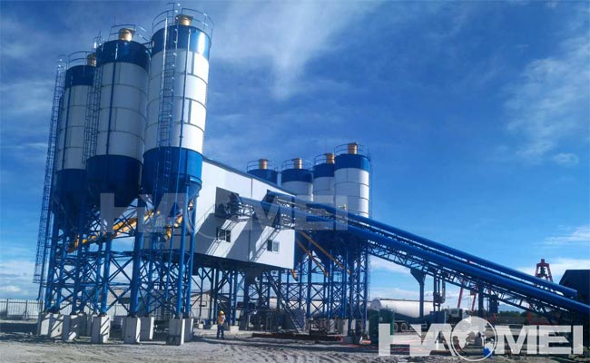 ready mixed concrete mixing plant