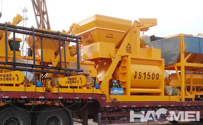 js500 concrete mixing machine made in china