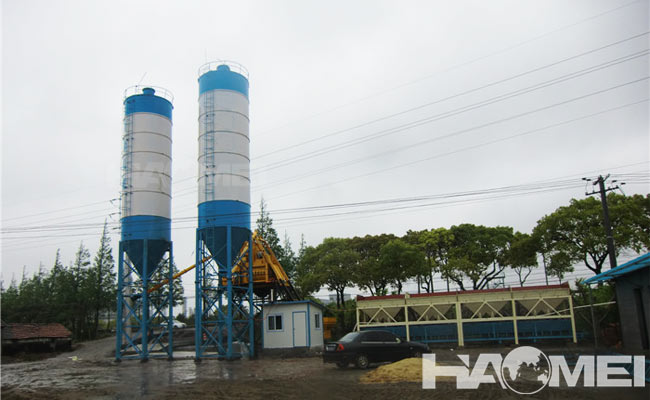 low price concrete mixing plant