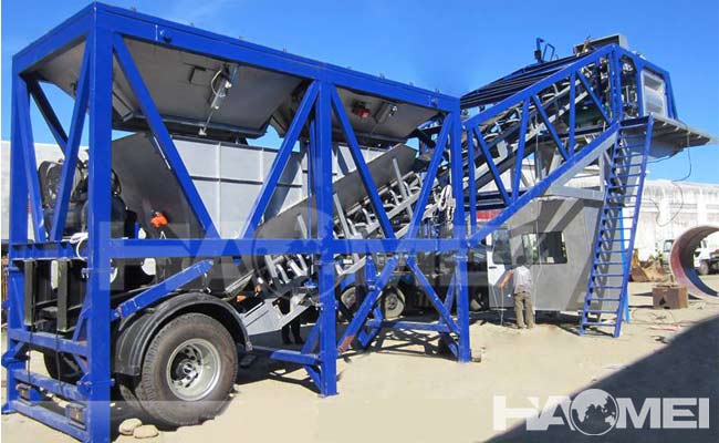mini mobile concrete plant price
