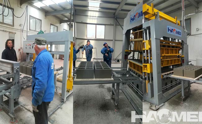 concrete block making machine price