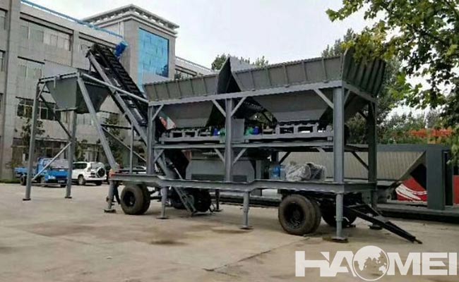 moveble concrete batching plant