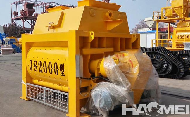 large concrete mixer
