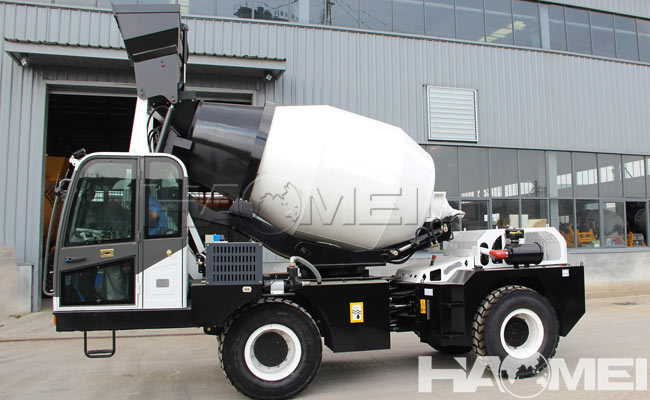 cost of self loading concrete mixer