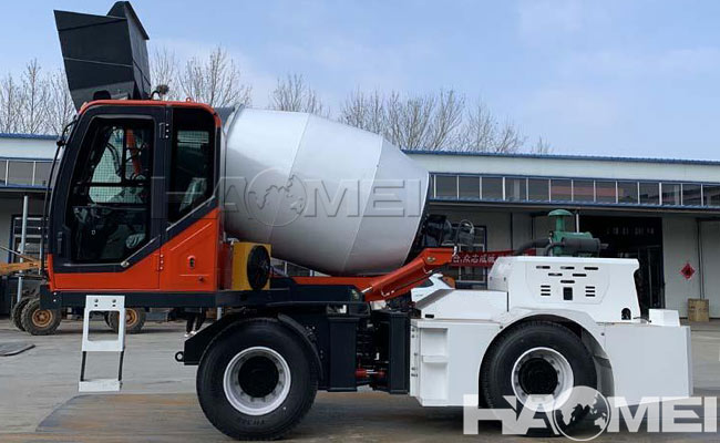 self loading concrete transit mixer