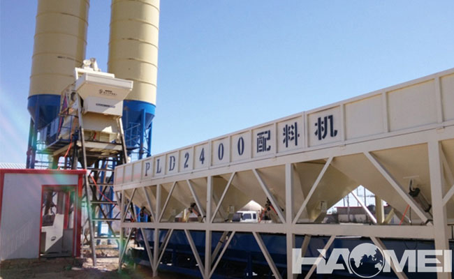 skip hoist concrete batching plant