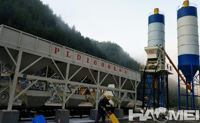 dry batch concrete plant