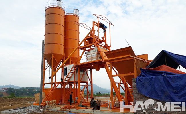 concrete mixing plant