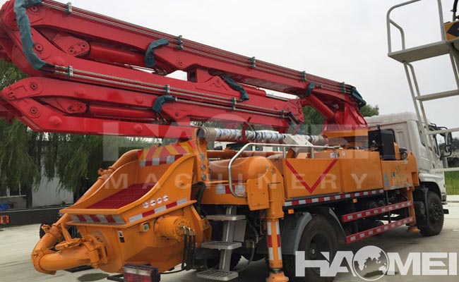 mobile concrete pump for sale