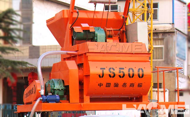 concrete mixer capacity