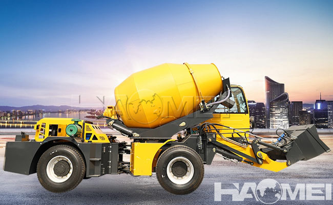 concrete self loader mixer