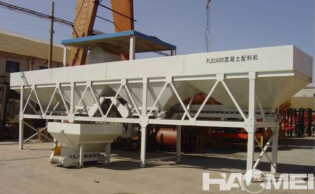 wet concrete batching plant