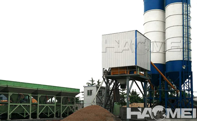 mixer cement batching plant