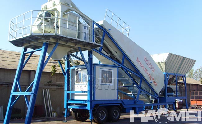 portable ready mixed concrete plant