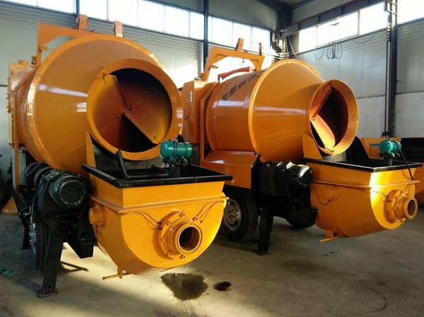 china made concrete mixer and pump