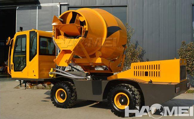 supplier of self loading concrete mixer