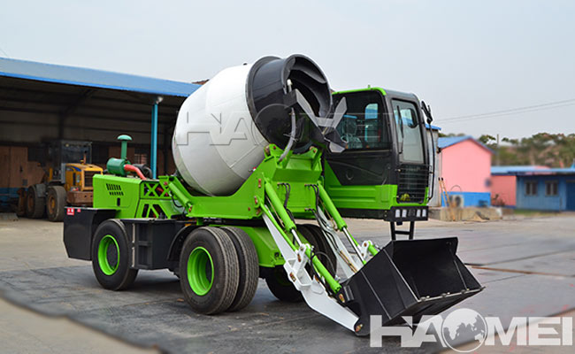 self loading mobile concrete mixer for sale