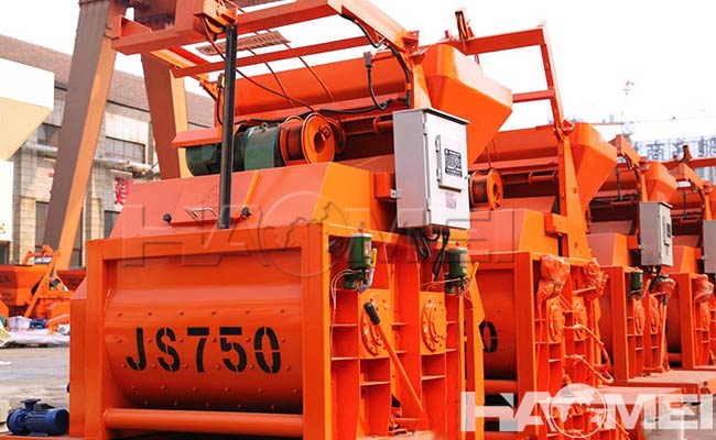 concrete mixer specifications