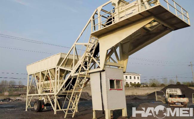 portable concrete plant price