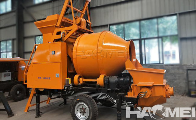 abjz30c diesel concrete mixer pump