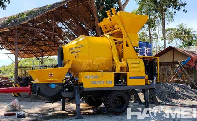 harga mixer pump concrete