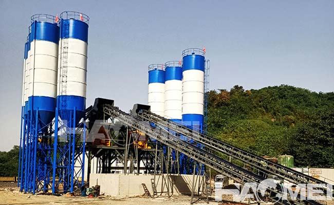 belt conveyor concrete batching plant