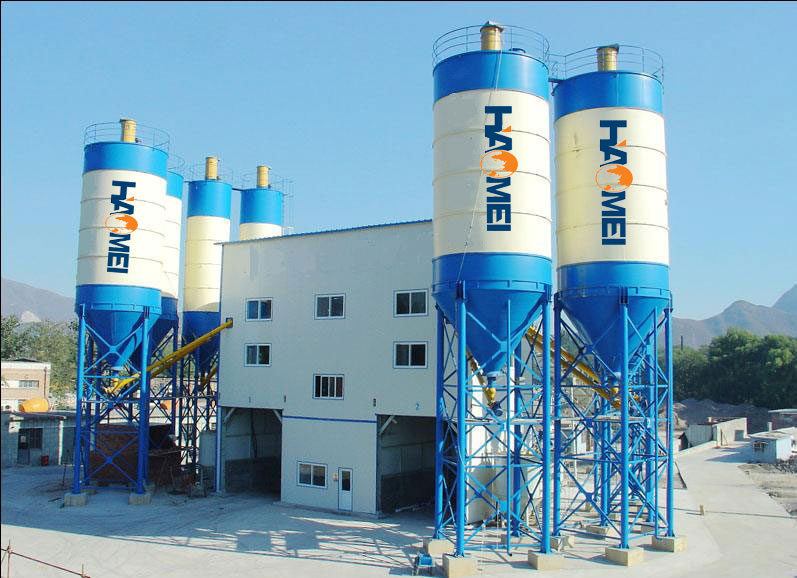 Main characteristics of HZS50 type concrete batching plant