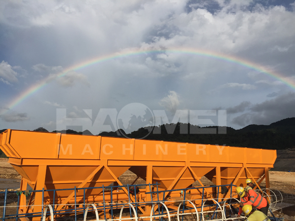 Winter maintenance of concrete mixing plant