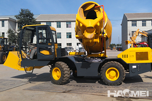 self loading concrete truck mixer