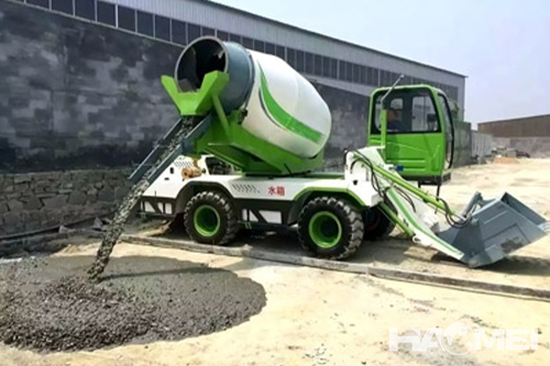 self loading cement mixer