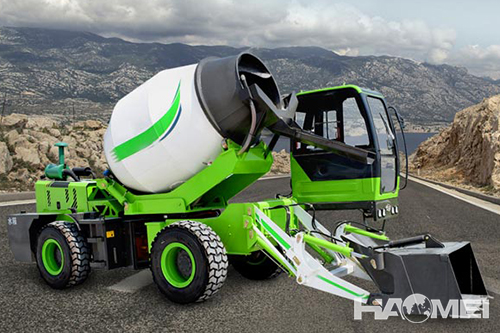 self loading cement mixer truck