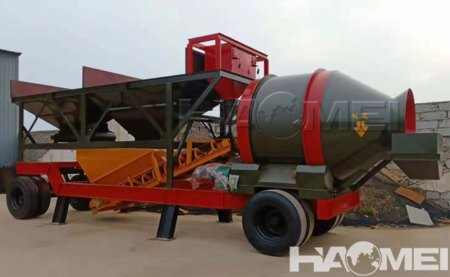 portable concrete mixer