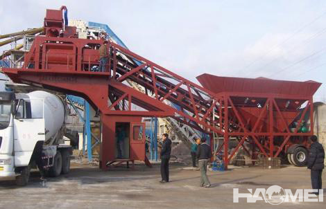 concrete mobile batching plant for sale