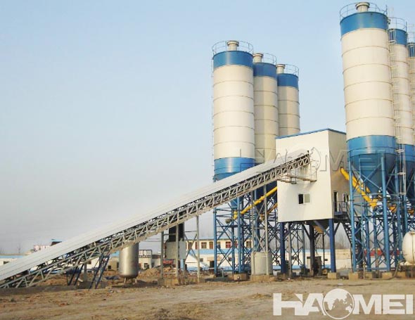 efficient concrete batch plant