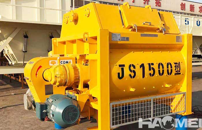 twin shaft concrete mixer machine for sale