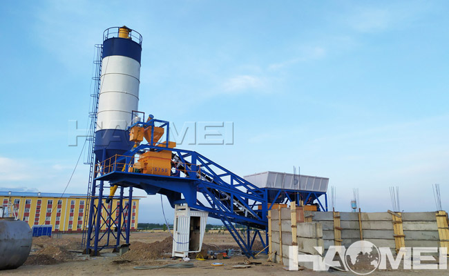 portable ready mix concrete plant for sale