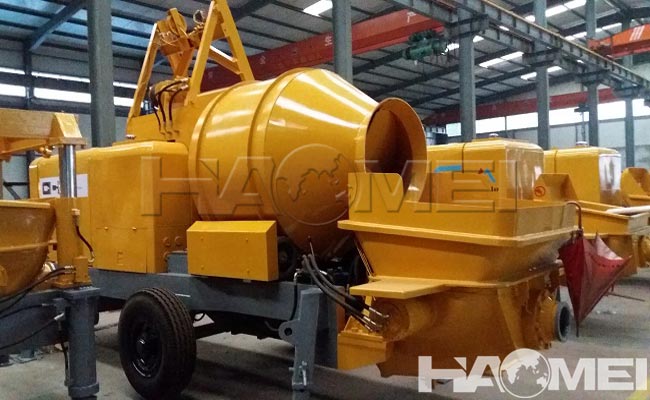 concrete mixer pump capacity