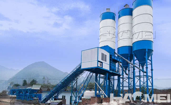 features of concrete mixing plants for sale