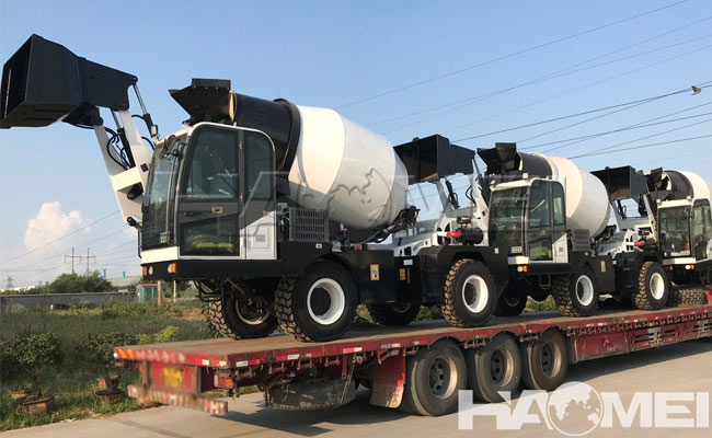 3.5m3 self loading concrete mixer price