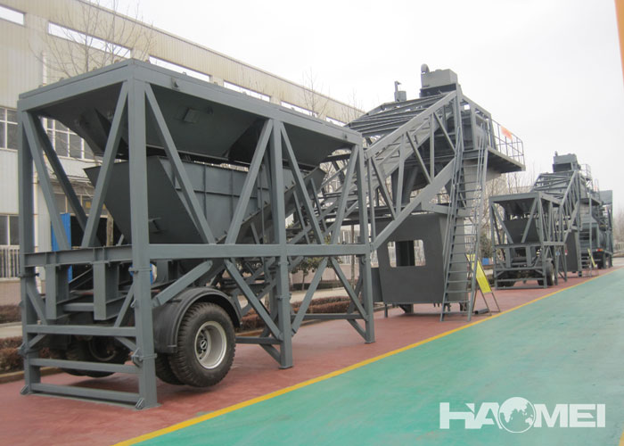 mobile ready mix concrete batching plant