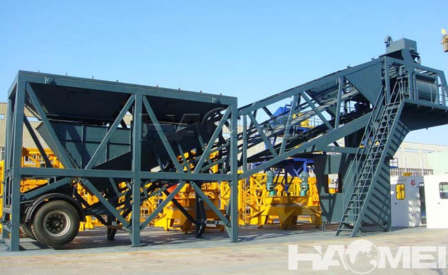 portable ready mix concrete plant